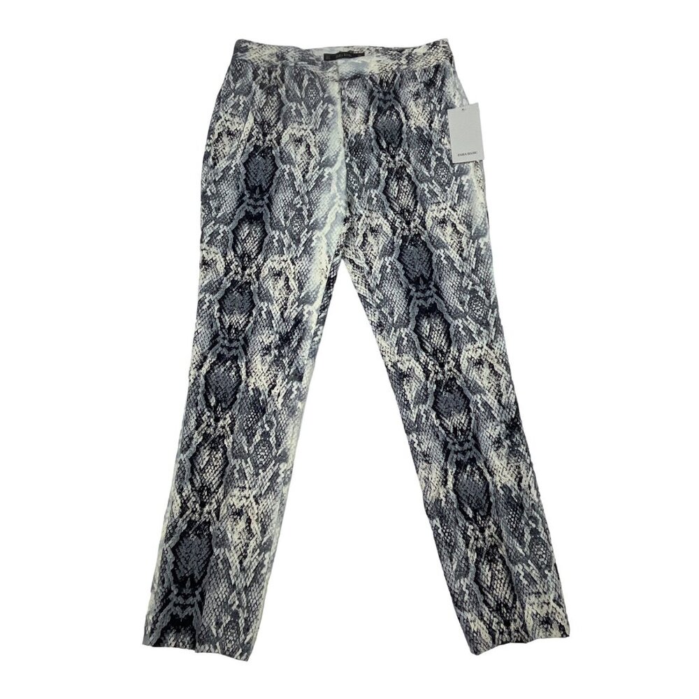 Zara Basic Womens Snake Print Skinny Pants Size S - New